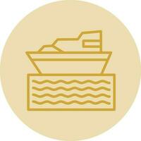 diseño de icono de vector de barco