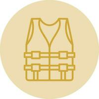 Life jacket Vector Icon Design