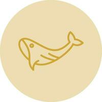 Whale Vector Icon Design