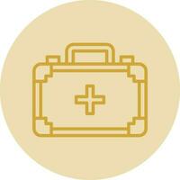 First aid kit Vector Icon Design