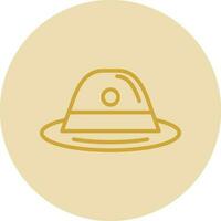 diseño de icono de vector de sombrero