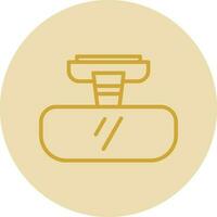 Rearview mirror Vector Icon Design