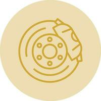 Brake disc Vector Icon Design