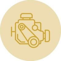 Car engine Vector Icon Design