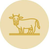 Cow Vector Icon Design