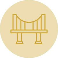 diseño de icono de vector de puente