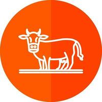 Cow Vector Icon Design