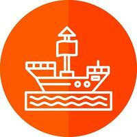 Pirate ship Vector Icon Design