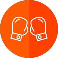 Boxing gloves Vector Icon Design