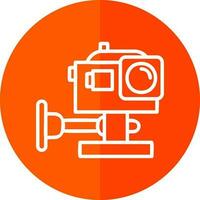 Action camera Vector Icon Design