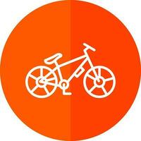 diseño de icono de vector de bicicleta de montaña