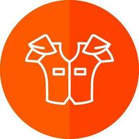 Shoulder pads Vector Icon Design