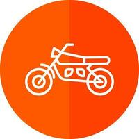 diseño de icono de vector de moto