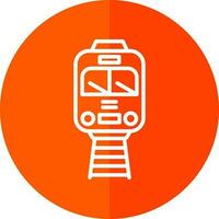 Tram Vector Icon Design