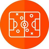 Football field Vector Icon Design