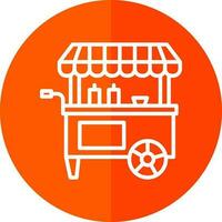 Food cart Vector Icon Design