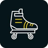 Roller skate Vector Icon Design