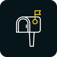 Mailbox Vector Icon Design