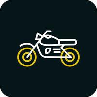 Motorbike Vector Icon Design