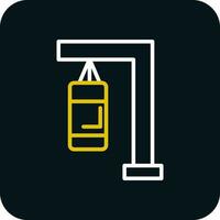 Punching bag Vector Icon Design