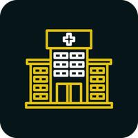 diseño de icono de vector de hospital