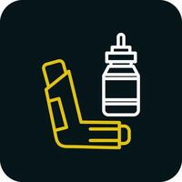 Bronchodilator Vector Icon Design