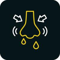 Rhinitis Vector Icon Design