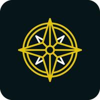 Wind rose Vector Icon Design