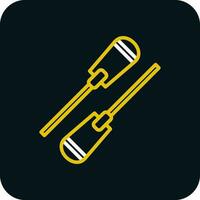 Oar Vector Icon Design