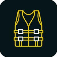 Life jacket Vector Icon Design