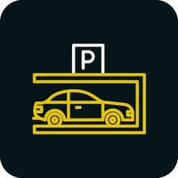 Parking Vector Icon Design