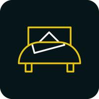 Bed Vector Icon Design