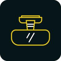 Rearview mirror Vector Icon Design