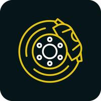 Brake disc Vector Icon Design