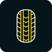 Tire Vector Icon Design