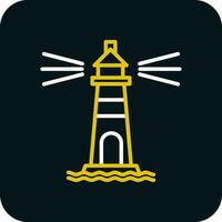 Lighthouse Vector Icon Design
