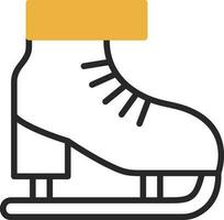 Ice skate Vector Icon Design