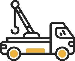 Tow truck Vector Icon Design