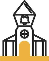 campanario vector icono diseño