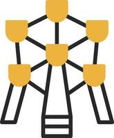 Atomium Vector Icon Design