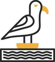 Seagull Vector Icon Design