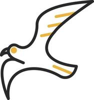 Seagull Vector Icon Design