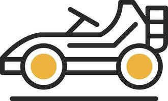 Go kart Vector Icon Design