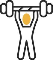 Weightlifting Vector Icon Design