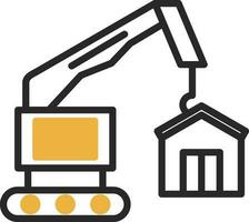 Construction site Vector Icon Design