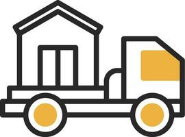 Delivery truck Vector Icon Design