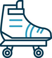 Roller skate Vector Icon Design