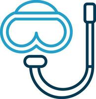 Snorkling Vector Icon Design