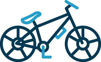 diseño de icono de vector de bicicleta de montaña