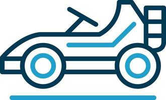 Go kart Vector Icon Design